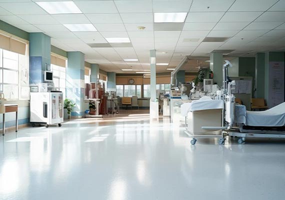 Neat and clean healthy healthcare facilities